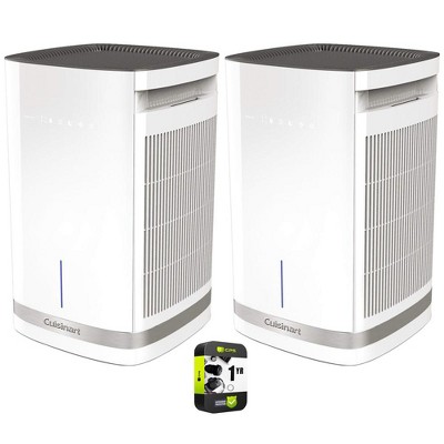 Cuisinart PuRXium Medium Room Countertop Air Purifier 2 Pack & Extended Warranty