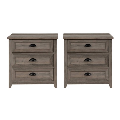 Grey store nightstand target