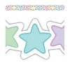 Teacher Created Resources® Pastel Pop Stars Die-Cut Border Trim, 35 Feet Per Pack, 6 Packs - 2 of 3