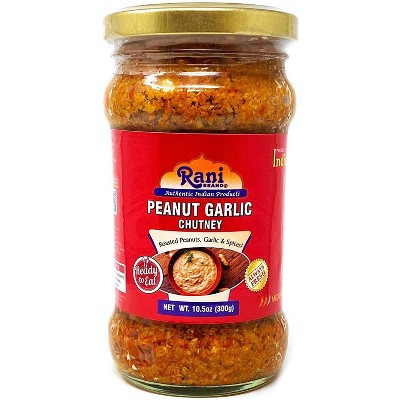 Peanut Garlic Chutney (ready To Eat) - 10.5oz (300g) - Rani Brand ...