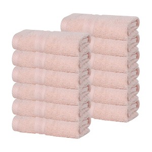 Smart Dry Cotton Medium Weight Solid Towel Set by Blue Nile Mills - 1 of 4