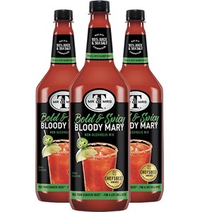 Mr & Mrs T Bold & Spicy Bloody Mary Mix, 1L Bottle, 3 Pack – Premium Cocktail Mixer for Spicy Bloody Marys, Ready to Use - 1 of 4