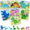 Dinosaur Wooden Puzzles, 7pcs for Toys Smooth and Flat, Without Burrs or Odors - 4 of 4