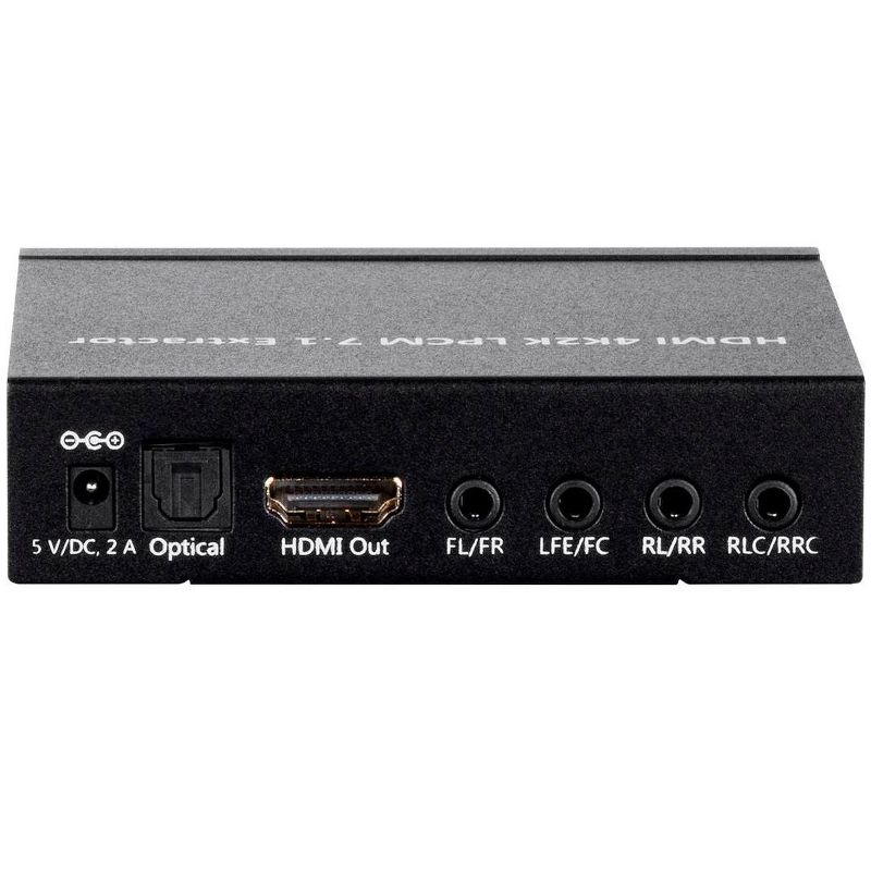 Monoprice Blackbird 4K Series 7.1 HDMI Audio Extractor | 10.2Gbps, 4K (3840x2160p) and 3D video, 4 of 7