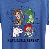Women's - Disney - Play Chill Repeat Short Sleeve Graphic T-Shirt - 2 of 4