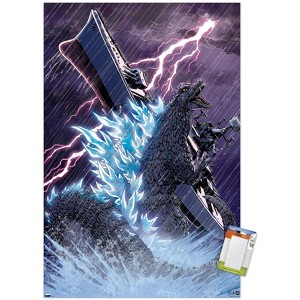 Trends International Godzilla: Comic - Lightning Unframed Wall Poster Prints - 1 of 4