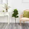 Nearly Natural 3.5-ft Fiddle Leaf Fig Artificial Tree (No pot) - 3 of 3