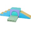 New Bounce Pastel Deluxe Soft Play Set - 6 Piece Climbing Set for Babies and Toddlers - 3 of 4