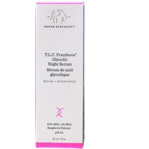 Drunk Elephant T.L.C. Framboos Glycolic Night Serum, 1 oz - 1 of 4