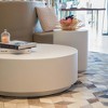 Rome 3pc Concrete Coffee Table Set - Cream White - 2 of 4