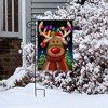 Briarwood Lane Christmas Garden Flag 12x18 For Outdoor Festive Reindeer For Christmas Garden Flag Flags For Outside - 4 of 4