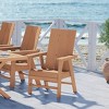 WestinTrends Outdoor Patio Modern Adirondack Dining Chair Weather Resistant - 2 of 4