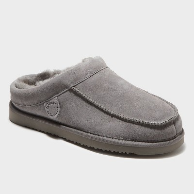 men's genuine shearling slippers