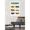 Trends International DC Comics Batman: 85th Anniversary - The Batmobiles Logos Framed Wall Poster Prints - 2 of 4