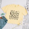 Simply Sage Market Women's Life Is Better In The Garden Short Sleeve Relaxed Fit Cropped Tee - 3 of 4