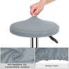 Unique Bargains Washable Elastic Round Stool Slipcovers and Furniture Covers Dia 11-14 Inch 2 Pcs - 3 of 4