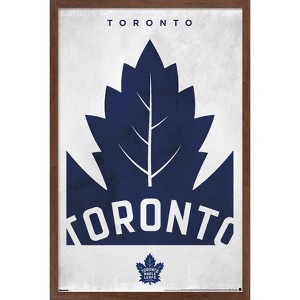 Trends International NHL Toronto Maple Leafs - Logo 25 Framed Wall Poster Prints - 1 of 4