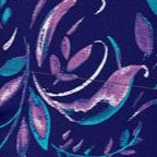 navy multi florals