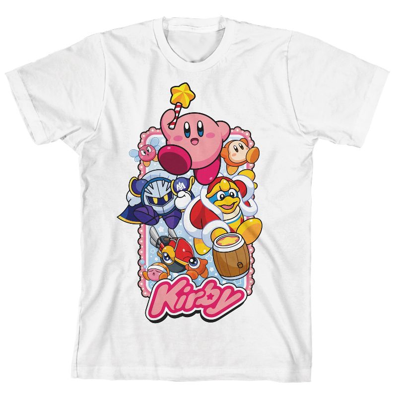 Kirby Characters 4pk Crew Neck Short Sleeve Youth Boy's Tees, 5 of 6