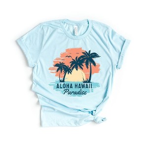 Simply Sage Market Women's Aloha Hawaii Short Sleeve Graphic Tee - 1 of 3