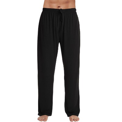 #followme Ultra Soft Fleece Men's Plaid Pajama Pants with Pockets (Black &  White Buffalo Plaid, XX-Large)