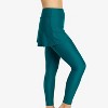 Calypsa Women's High Waisted Skirted Long Swim Leggings - 3 of 3