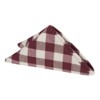 Kate Aurora Country Living 4 Pack Gingham Plaid Checkered Country Farmhouse Napkins - 2 of 2