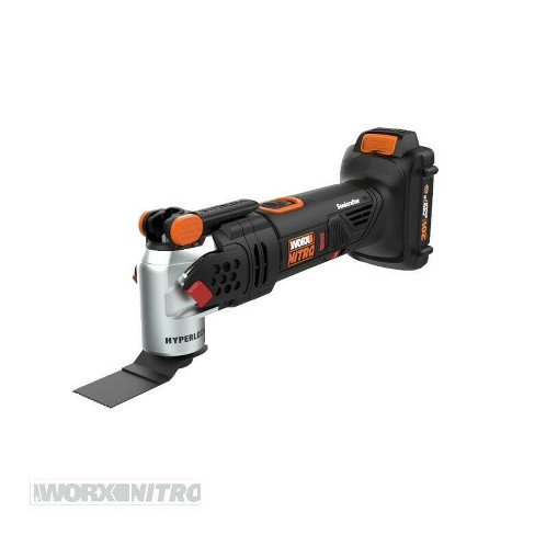 Worx Nitro Wx697l 20v Power Share Cordless Oscillating Multi-tool With  Brushless Motor (battery & Charger Included) : Target