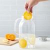 Okuna Outpost 68 Oz / 2 Liter Glass Pitcher with Lid and Spout - Carafe for Water, Juice and Other Drinks (Clear) - image 4 of 4