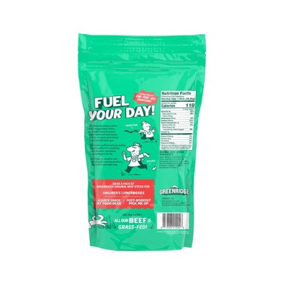Greenridge Original Beef Meat Sticks Multipack - 9g Protein - 8oz