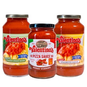 Valentino's Marinara and Pizza Sauce Pack - Traditional & Basil Marinara With Pizza Sauce - 1 of 4