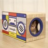 FURNIinspire Cat Condo Scratcher Post Cardboard,Rectangle Stereo Pattern Cat Scratching House Bed,22.44"*11.61"*13" - 3 of 4
