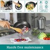 LunaLulinlk 7 Piece Nonstick Aluminum Pots and Pans Cookware Set, Green - 4 of 4