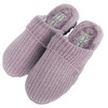 Jessica Simpson Womens Cable Knit Scuff Slippers - 4 of 4