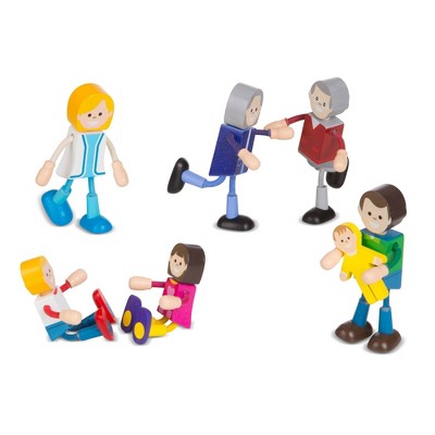 melissa and doug wooden doll family