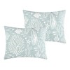 Greenland Home Fashions Marina Luxurious Modern Ultra Soft Pillow Sham Seafoam - image 2 of 4