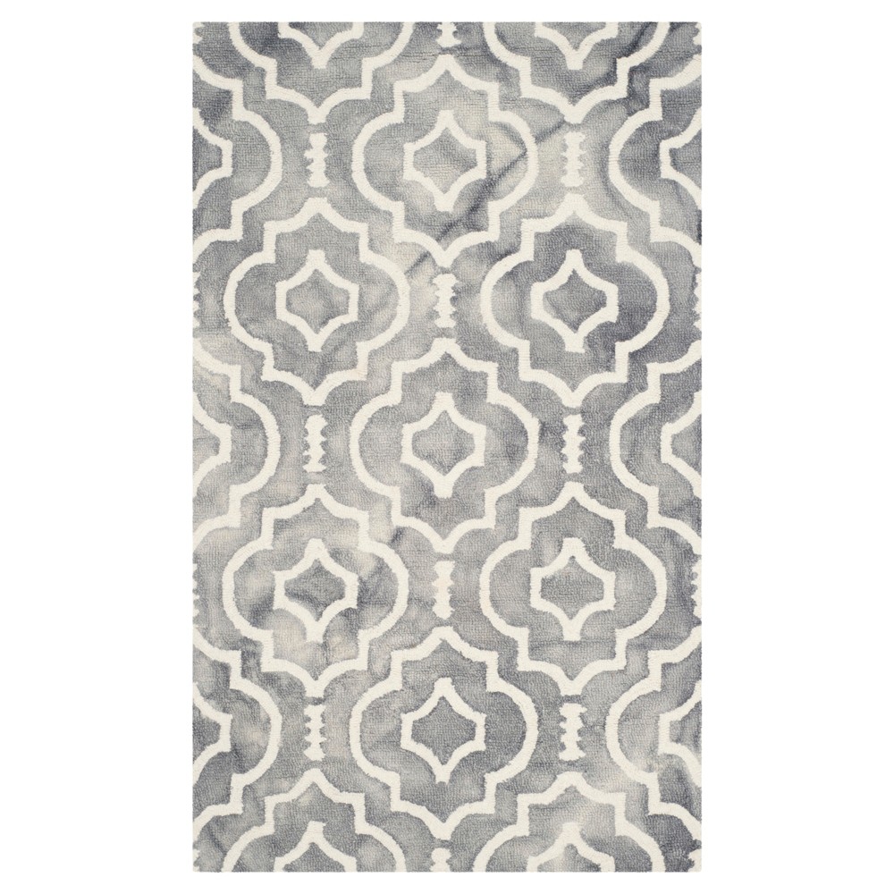 Alyson Accent Rug - Gray / Ivory (3'x5') - Safavieh