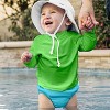 Green Sprouts Baby/Toddler Long Sleeve Zip Rashguard Shirt - 3 of 4