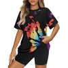 Zeagoo Women Oversized T-Shirt Summer Casual Short Sleeve Loose Tee Tops - 4 of 4