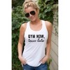 Simply Sage Market Women's Gym Now Tacos Later Graphic Racerback Tank - 2 of 3