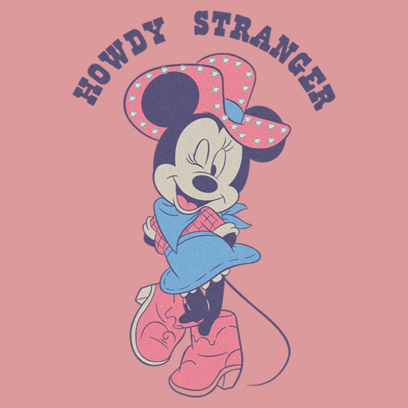 Women's Minnie Mouse Howdy Stranger T-Shirt, 2 of 4