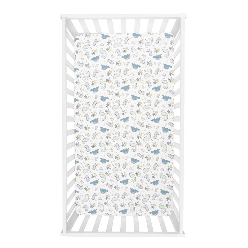 Trend Lab Flannel Fitted Crib Sheet - Little Dinos, 5 of 7