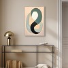 Art Remedy Earthworm in the glass bowl Contemporary Shapes Abstract Wall Art Framed - 2 of 4