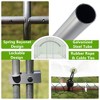 Large Chicken Coop Metal Chicken Run with Waterproof and Anti-UV Cover, Dome Shaped Walk-in Fence Cage Hen House for Outdoor and Yard Farm Use - 4 of 4