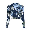 Lands' End Women's Long Sleeve Mock Neck Cropped UPF 50 Sun Protection Rash Guard - 3 of 4