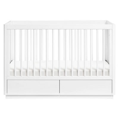 White Pine 3-in-1 Convertible Storage Crib with Toddler Bed Kit