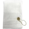 TowelSoft Premium 100% Cotton Terry Velour Golf Towel with Corner Hook & Grommet Placement 16 inch x 26 inch - 3 of 3