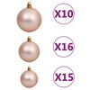 vidaXL Christmas Ball Set - 61 Gold and Bronze - 2 of 4