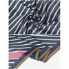 Elerevyo Women's Striped Satin Square Silk Scarves Neckerchief 35.4"x35.4" - 4 of 4
