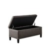 NicBex Ottoman with Storage Bench Storage Organizer Ottoman Tufted Top Soft Close Storage Bench for Entryway Bathroom Bedroom - 2 of 4